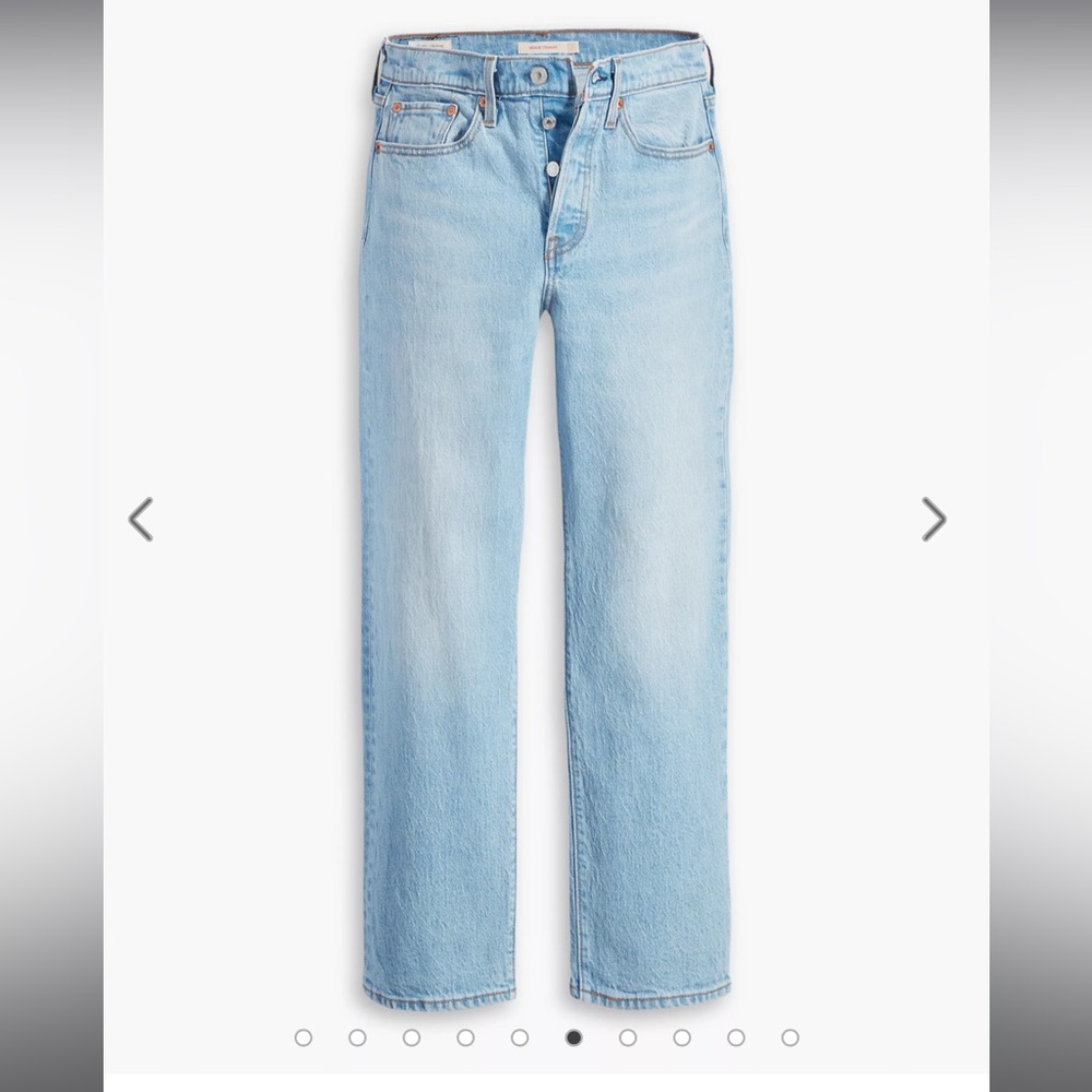 Levi's Classic Blue Straight Leg Jeans Timeless Style